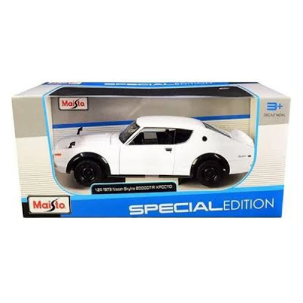 MAISTO 1:24 SPECIAL EDITION 1973 NISSAN SKYLINE 2000GT-R WHITE