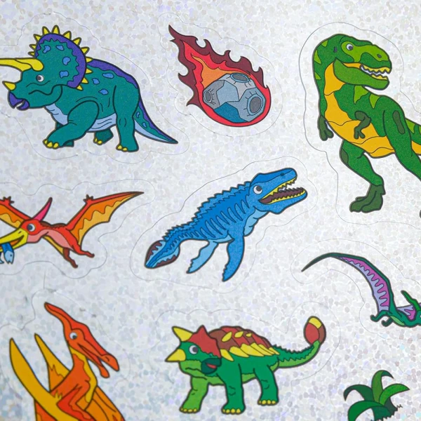 COLOURING BOOK  MEGATASTIC - DINOSAURS