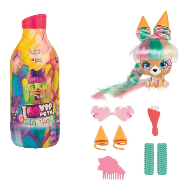 VIP PETS SERIES 2 COLOR BOOST COLLECTIBLE DOLL WITH EXTRA LONG HAIR