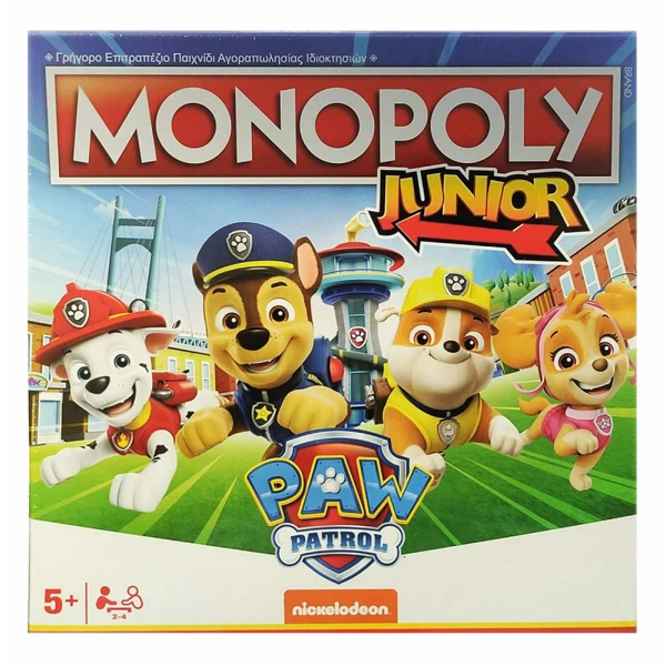 ΕΠΙΤΡΑΠΕΖΙΟ ΠΑΙΧΝΙΔΙ MONOPOLY JUNIOR PAW PATROL