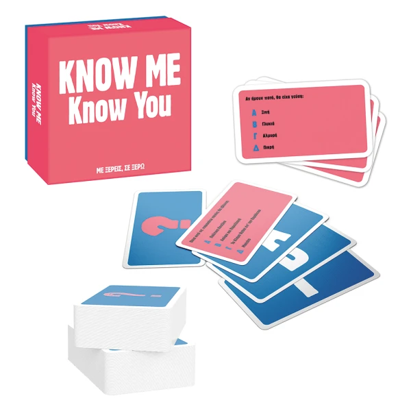 AS GAMES ΕΠΙΤΡΑΠΕΖΙΟ ΠΑΙΧΝΙΔΙ GIFT GAMES KNOW ME KNOW YOU ΓΙΑ ΗΛΙΚΙΕΣ 15+ ΧΡΟΝΩΝ ΚΑΙ 3-6 ΠΑΙΚΤΕΣ
