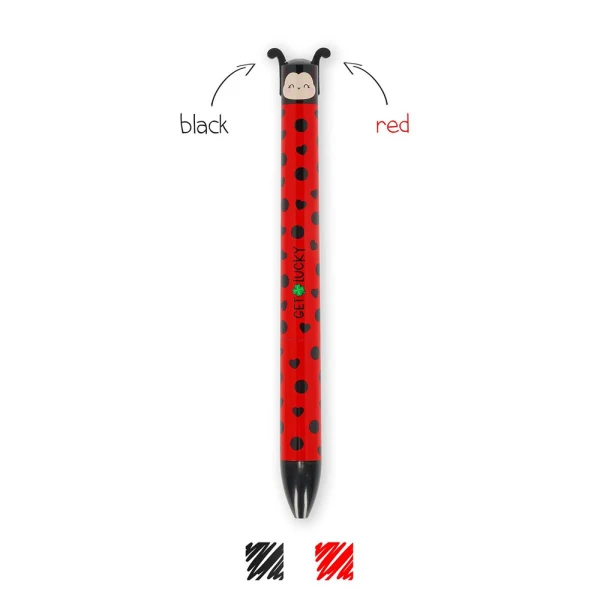 LEGAMI ΣΤΥΛΟ BALLPOINT 2 ΧΡΩΜΑΤΩΝ CLICK & CLACK - LADYBUG