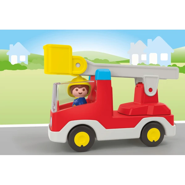 PLAYMOBIL JUNIOR LADDER UNIT FIRE TRUCK