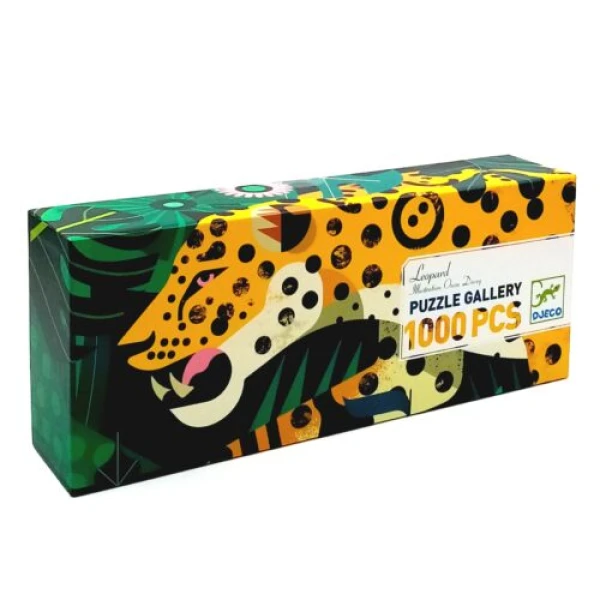 DJECO OBSERVATION PUZZLE 1000 pcs GALLERY LEOPARD