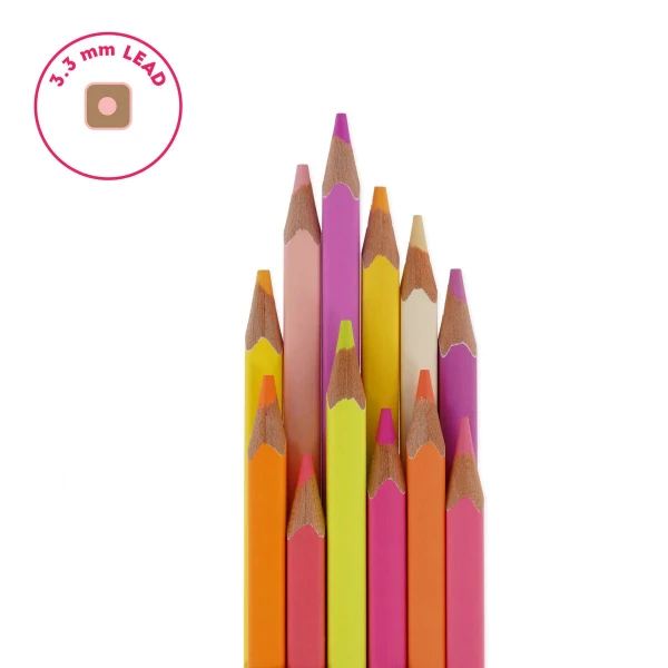 LEGAMI SET 12 COLOURS LIVE COLOURFULLY - MAGENTA