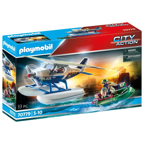 PLAYMOBIL CITY ACTION ΚΑΤΑΔΙΩΞΗ ΛΑΘΡΕΜΠΟΡΟΥ ΑΠΟ ΑΣΤΥΝΟΜΙΚΟ ΥΔΡΟΠΛΑΝΟ