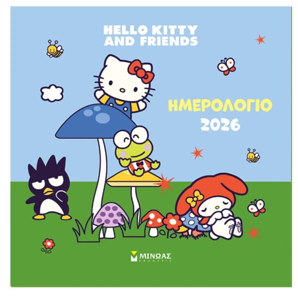 WALL CALENDAR 2026 HELLO KITTY & FRIENDS