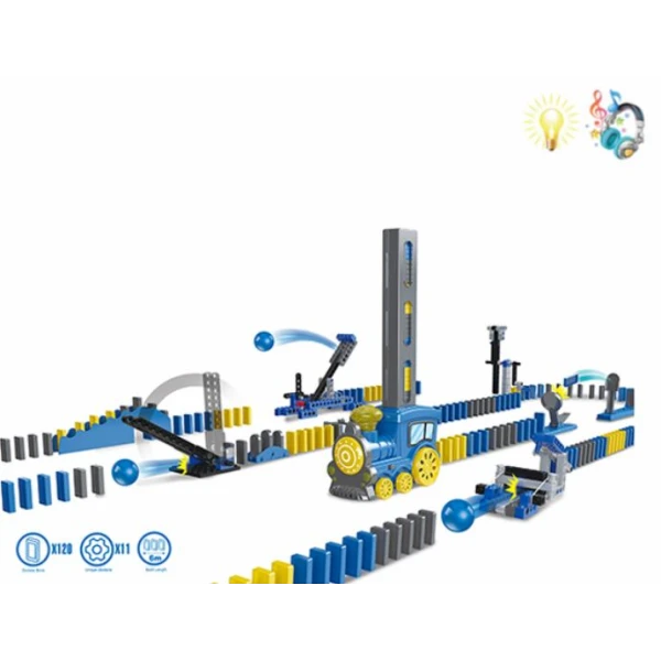 DOMINO SET BLUE WITH LIGHTS AND SOUNDS