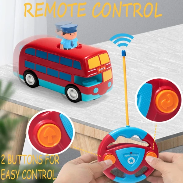 BABY REMOTE CONTROL RED BUS 27MHz