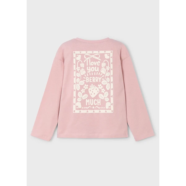 MAYORAL LONG-SLEEVE T-SHIRT PINK 