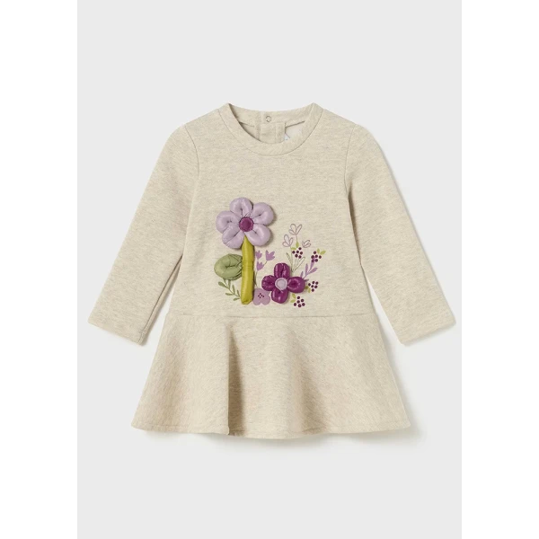 MAYORAL DRESS FLOWERS 3D STONE INTENSE