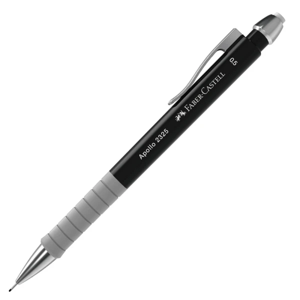 FABER-CASTELL MECHANICAL PENCIL APOLLO BLACK 0.5mm