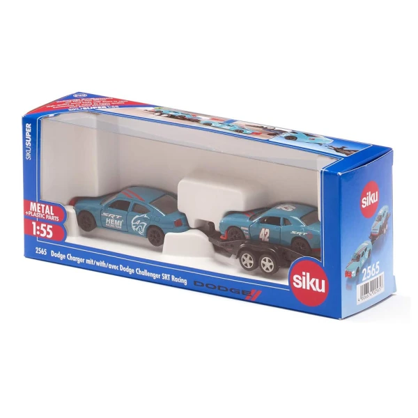 SIKU ΑΥΤΟΚΙΝΗΤΑΚΙ ΑΓΩΝΙΣΤΙΚΟ DODGE CHARGER & ΤΡΕΙΛΕΡ ΜΕ DODGE CHALLENGER SRT