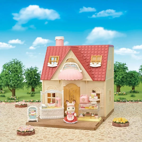 THE SYLVANIAN FAMILIES VILLAGE CAKE SHOP STARTER SET