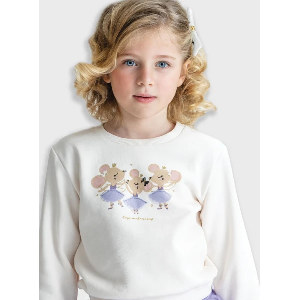 ENERGIERS BLOUSE GIRL BEBE ECRU