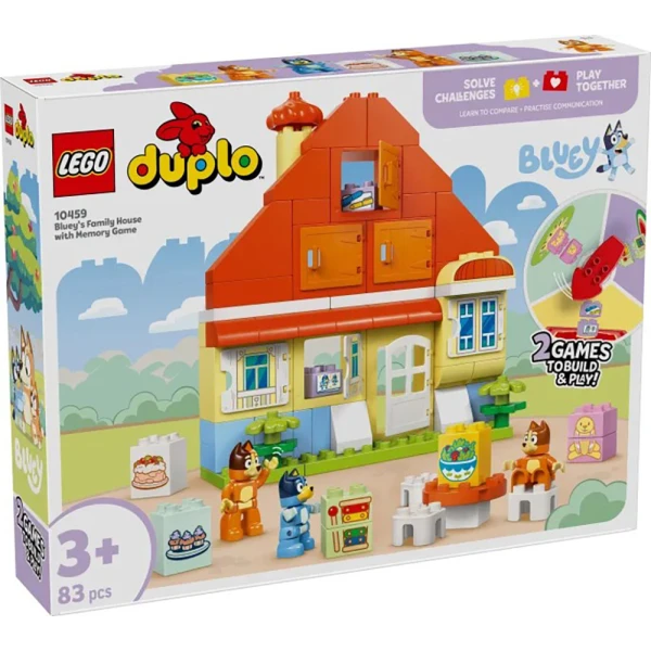 LEGO® DUPLO® BLUEY\'S FAMILY HOUSE WITH MEMORY GAME