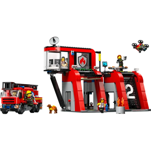 LEGO® CITY ΣΤΑΘΜΟΣ ΠΥΡΟΣΒΕΣΤΙΚΗΣ ΜΕ ΠΥΡΟΣΒΕΣΤΙΚΟ ΦΟΡΤΗΓΟ