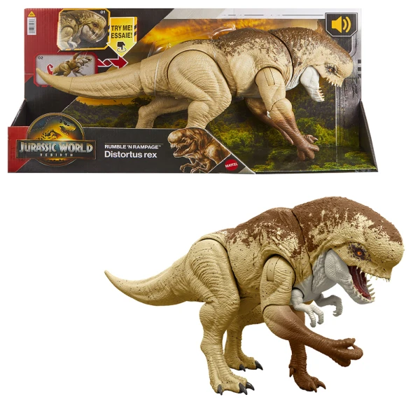 JURASSIC WORLD REBIRTH - ΚΑΚΟΣ ΜΕ ΛΕΙΤΟΥΡΓΙΑ ΕΠΙΘΕΣΗΣ ΚΑΙ ΗΧΟΥΣ - DISTORTUS REX