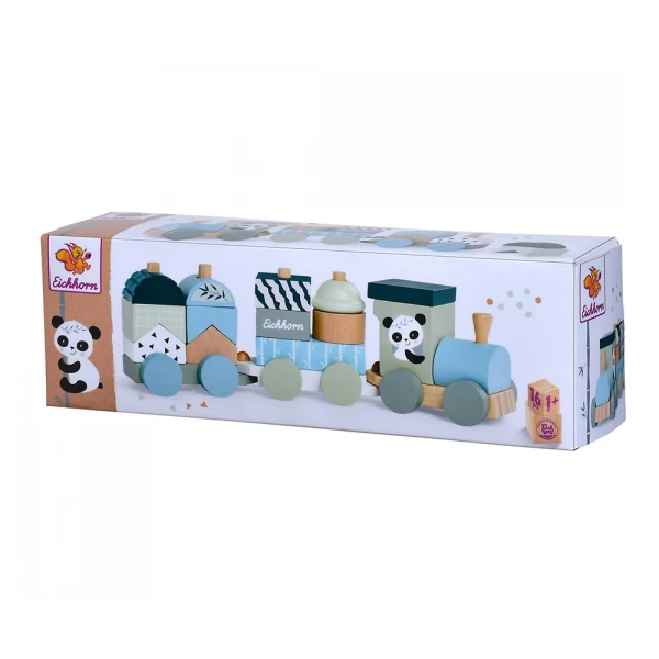 EICHHORN WOODEN TRAIN 16 pcs