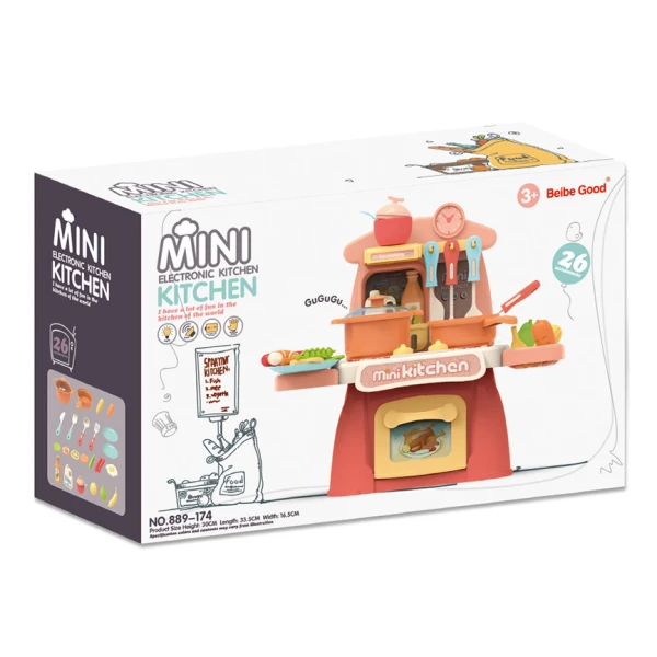 RED KITCHEN WITH SOUND & LIGHT