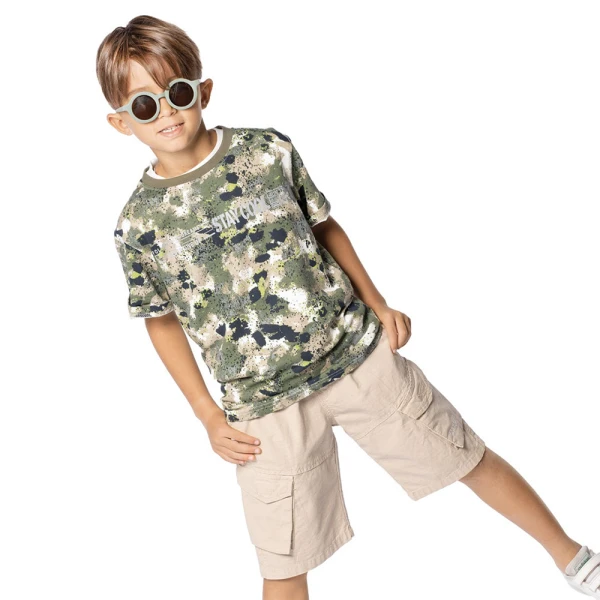 ENERGIERS BOY\'S BERMUDA BEIGE