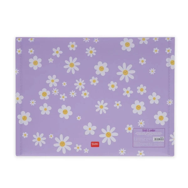 LEGAMI FOLDER WITH BUTTON FOLD & ORDER - DAISY