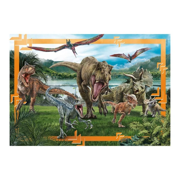 CLEMENTONI ΠΑΙΔΙΚΟ ΠΑΖΛ MAXI SUPER COLOR JURASSIC WORLD 104 ΤΜΧ