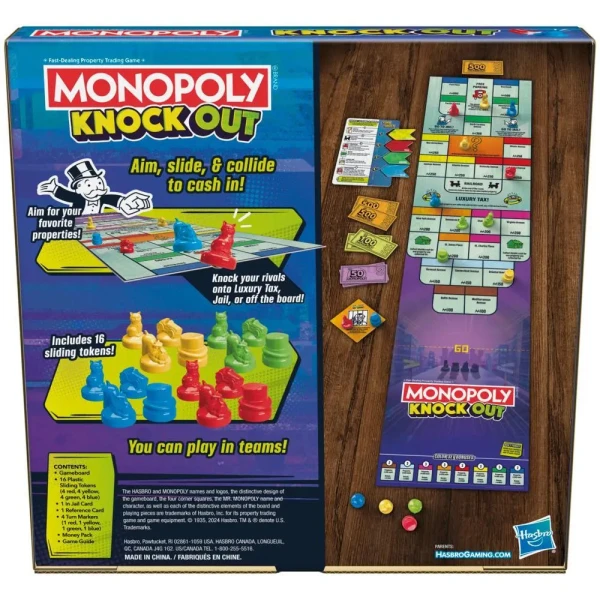 BOARD GAME MONOPOLY KNOCKOUT