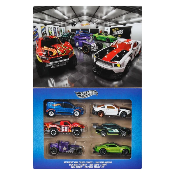 HOT WHEELS ΑΥΤΟΚΙΝΗΤΑΚΙΑ HW LEGENDS - ΣΕΤ ΤΩΝ 6