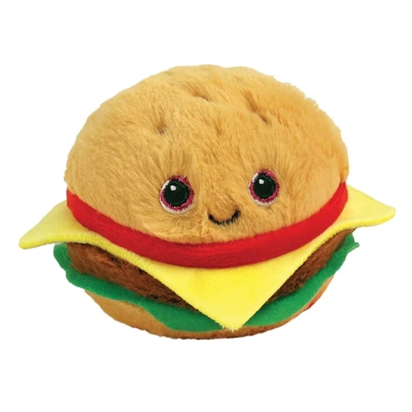 TY FLUFFY BALL BEANIE BOUNCERS CAPYBARA - HAMBURGER