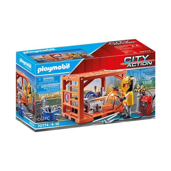 PLAYMOBIL CITY ACTION CARGO ΚΑΤΑΣΚΕΥΑΣΤΗΣ CONTAINER