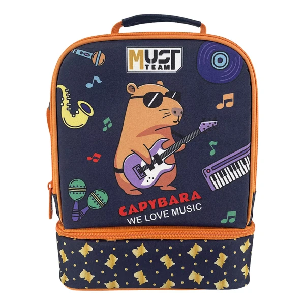 MUST TEAM ΙΣΟΘΕΡΜΙΚΟ ΤΣΑΝΤΑΚΙ ΦΑΓΗΤΟΥ 22Χ16Χ28 εκ. CAPYBARA MUSIC