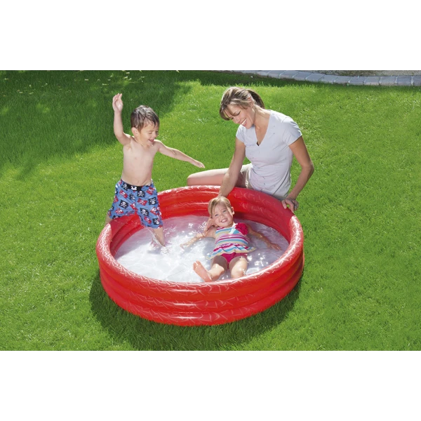 BESTWAY KIDS POOL 122X25 cm MONOCHROME RED