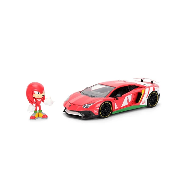 JADA SONIC KNUCKLES LAMBORGHINI AVENTADOR SV 1:24 