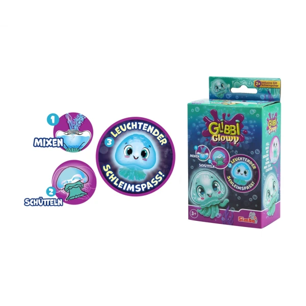 GLIBBI GLOWY ΜΕΔΟΥΣΑ ΜΕ SLIME ΠΟΥ ΦΩΣΦΟΡΙΖΕΙ