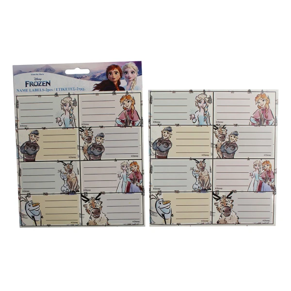 STICKER LABELS 2 pcs FROZEN