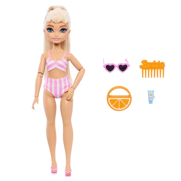 BARBIE DREAM BESTIES IMPULSE DOLL WITH STRIPED PINK SWIMSUIT