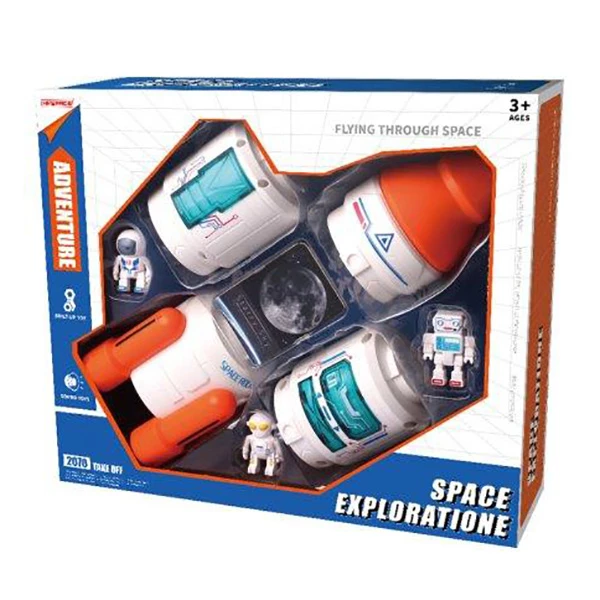 LARGE SPACE ROCKET WITH SOUNDS & LIGHT