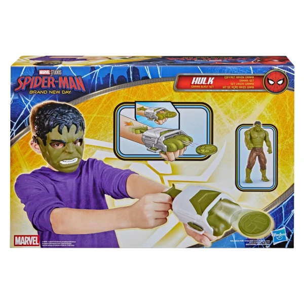 SPIDER-MAN BRAND NEW DAY ΦΙΓΟΥΡΑ ΚΑΙ ROLE PLAY ΣΕΤ HULK GAMMA BLAST