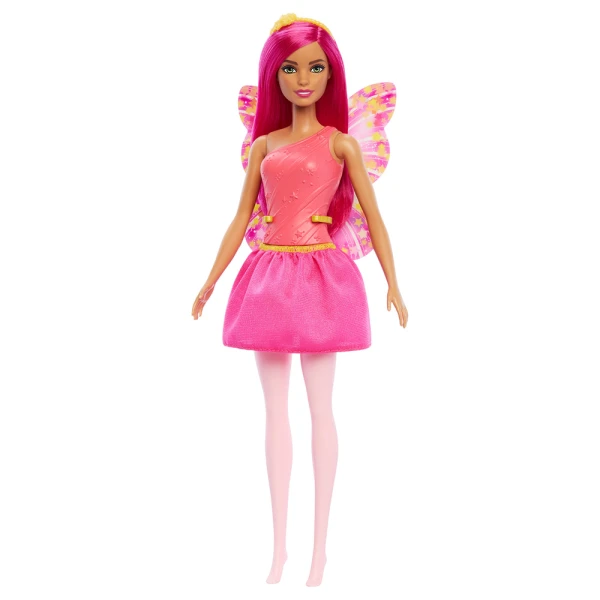 BARBIE ΚΟΥΚΛΑ ΝΕΡΑΪΔΑ ΜΠΑΛΑΡΙΝΑ ΡΟΖ ΦΤΕΡΑ