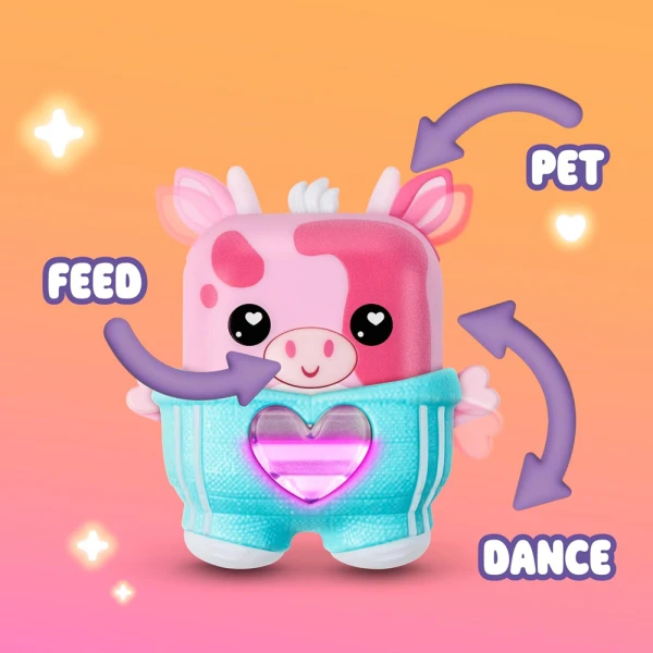 NANO-MALS ELECTRONIC FIDGET PET - MOOTILDA THE STRAWBERRY COW