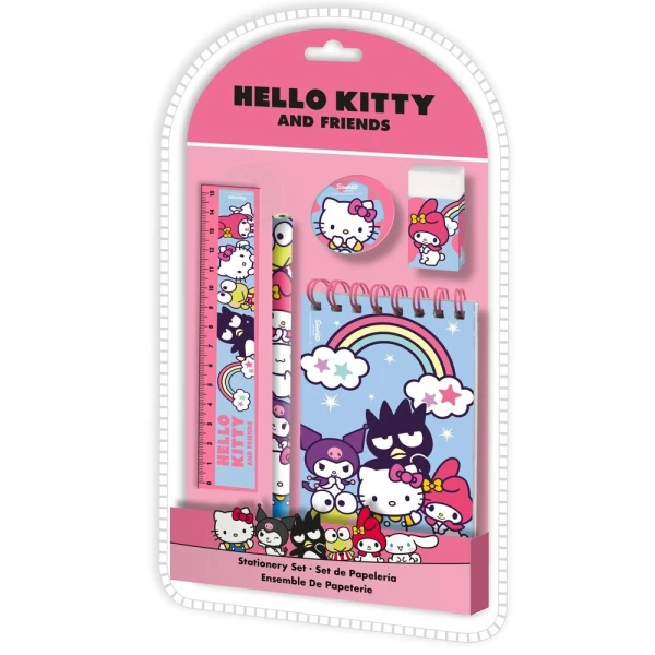 STATIONERY SET HELLO KITTY & FRIENDS