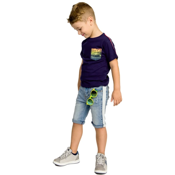 ENERGIERS SHORT PANTS BLUE DENIM