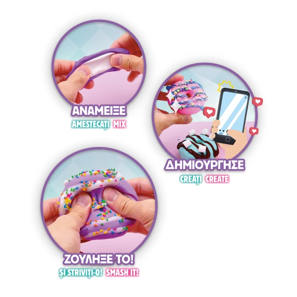 AS SLIME SUGARY CRUSH FOR AGES 7+ - 6 DESIGNS