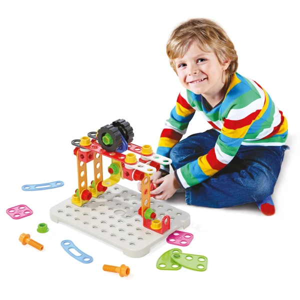 QUERCETTI CONSTRUCTION GAME TECNO JUMBO TOOLBOX 86 pcs