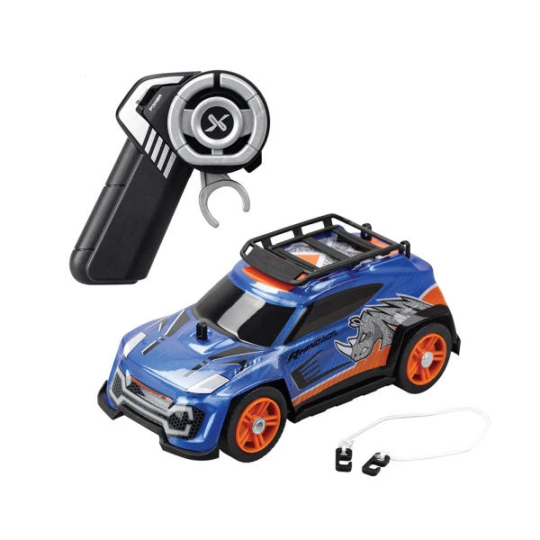 EXOST BUILD 2 DRIVE REMOTE CONTROL & ASSEMBLED RACE CAR BLUE