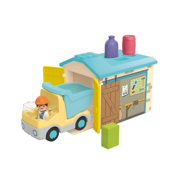 PLAYMOBIL JUNIOR ΦΟΡΤΗΓΟ ΜΕ ΓΚΑΡΑΖ