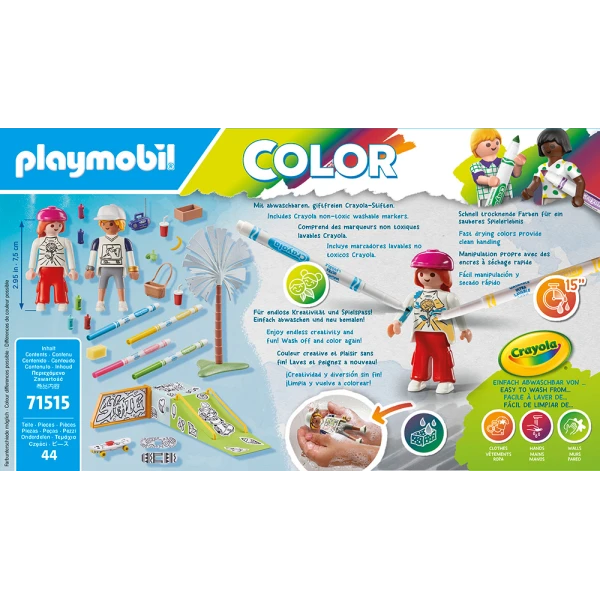 PLAYMOBIL COLOR ΠΑΡΚΟ SKATE