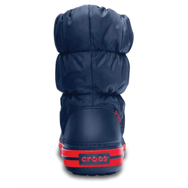 CROCS ΜΠΟΤΕΣ WINTER PUFF NAVY/RED