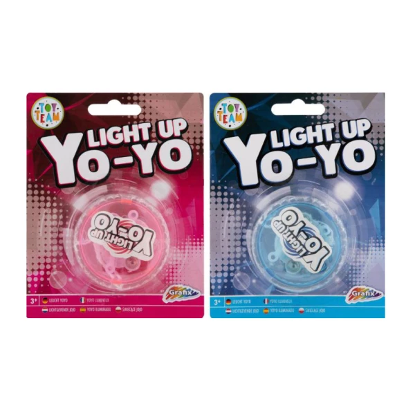 LIGHT-UP YO-YO - 2 COLOURS